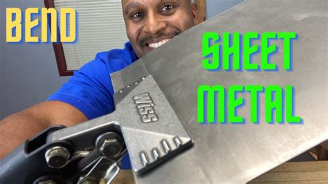 bending sheet metal without a brake|folding sheet metal at home.